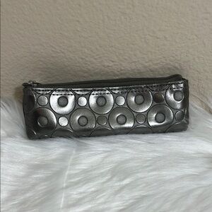 Cinzia Silver Circle Textured Mini Bag